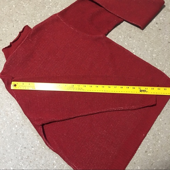 VTG Xmas Santa Sweater Binghamton Knitting Co Inc Made in USA Red XL NWOT - Picture 10 of 12